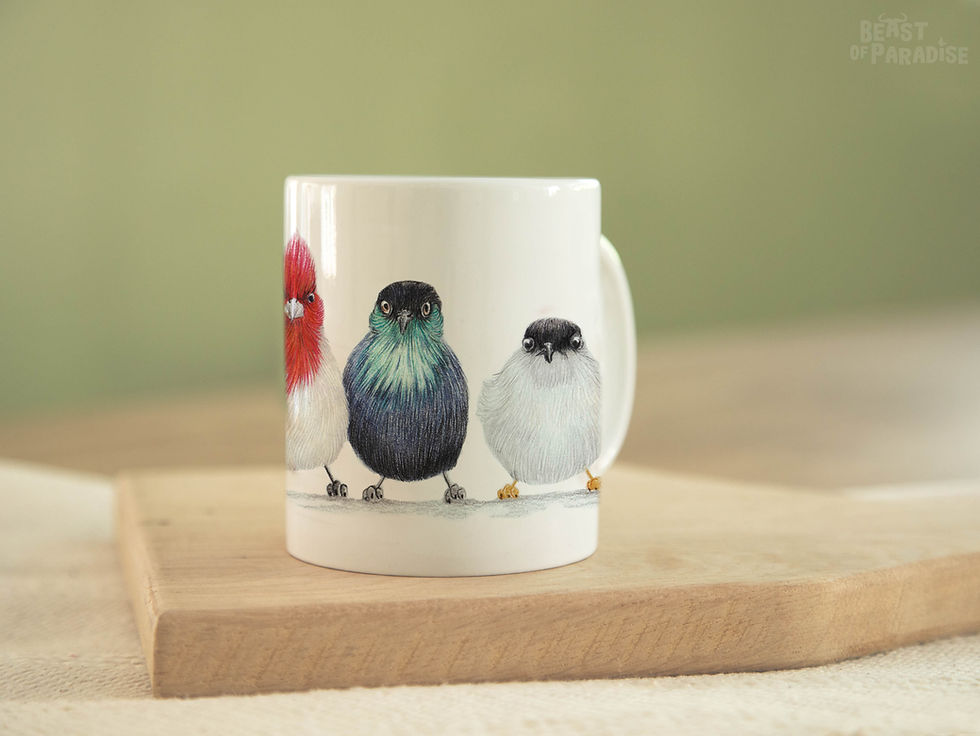 Thumbnail: Mug South American Birds (Cute Little Birdies)
