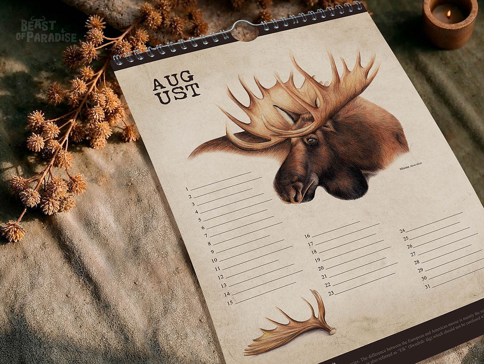 Thumbnail: Herten Verjaardagskalender, Kalender