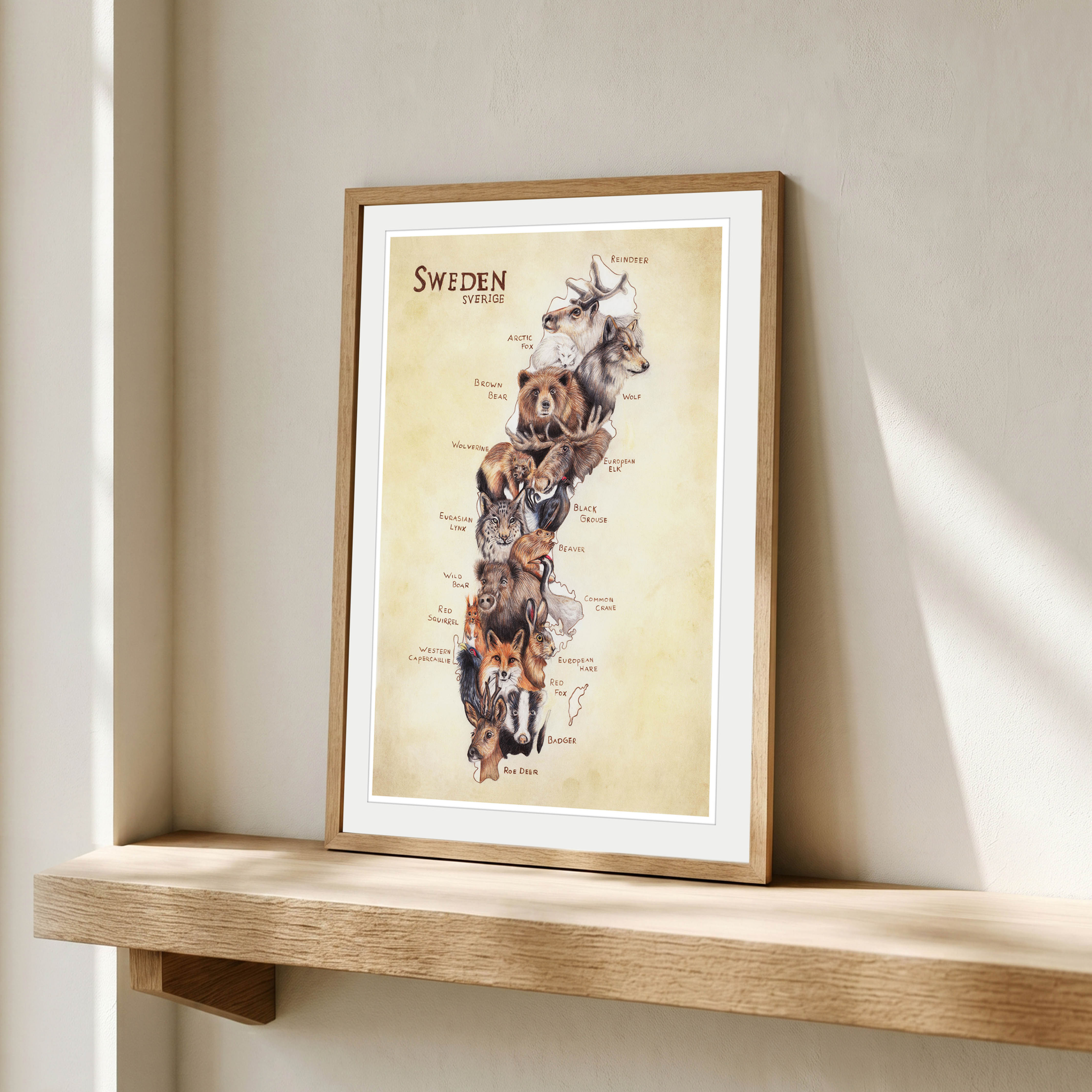 Wildlife of Zweden, 20 x 30 cm