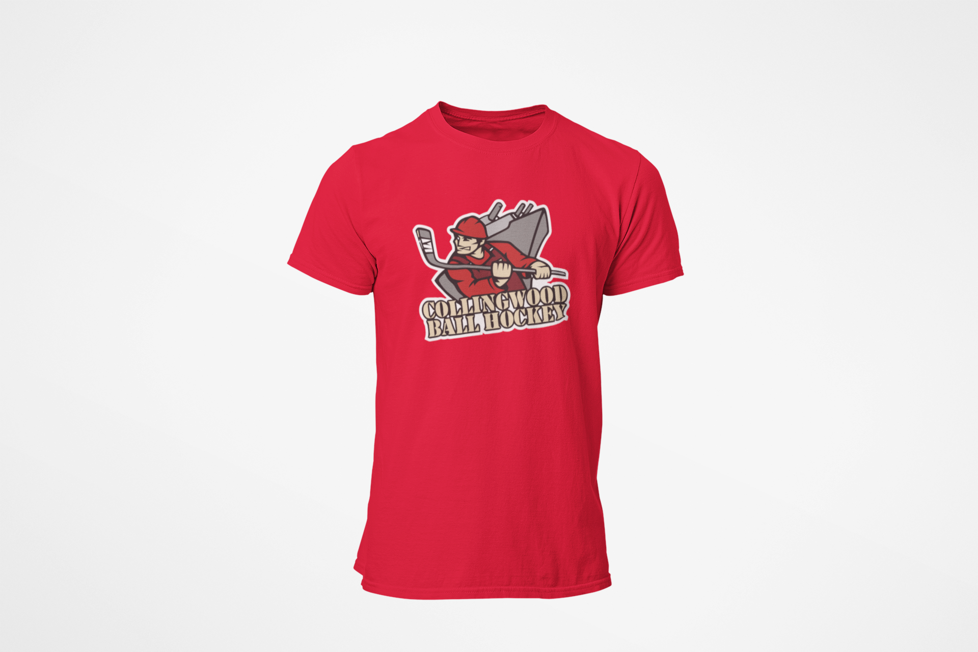 Red T-Shirt - Collingwood Ball Hockey