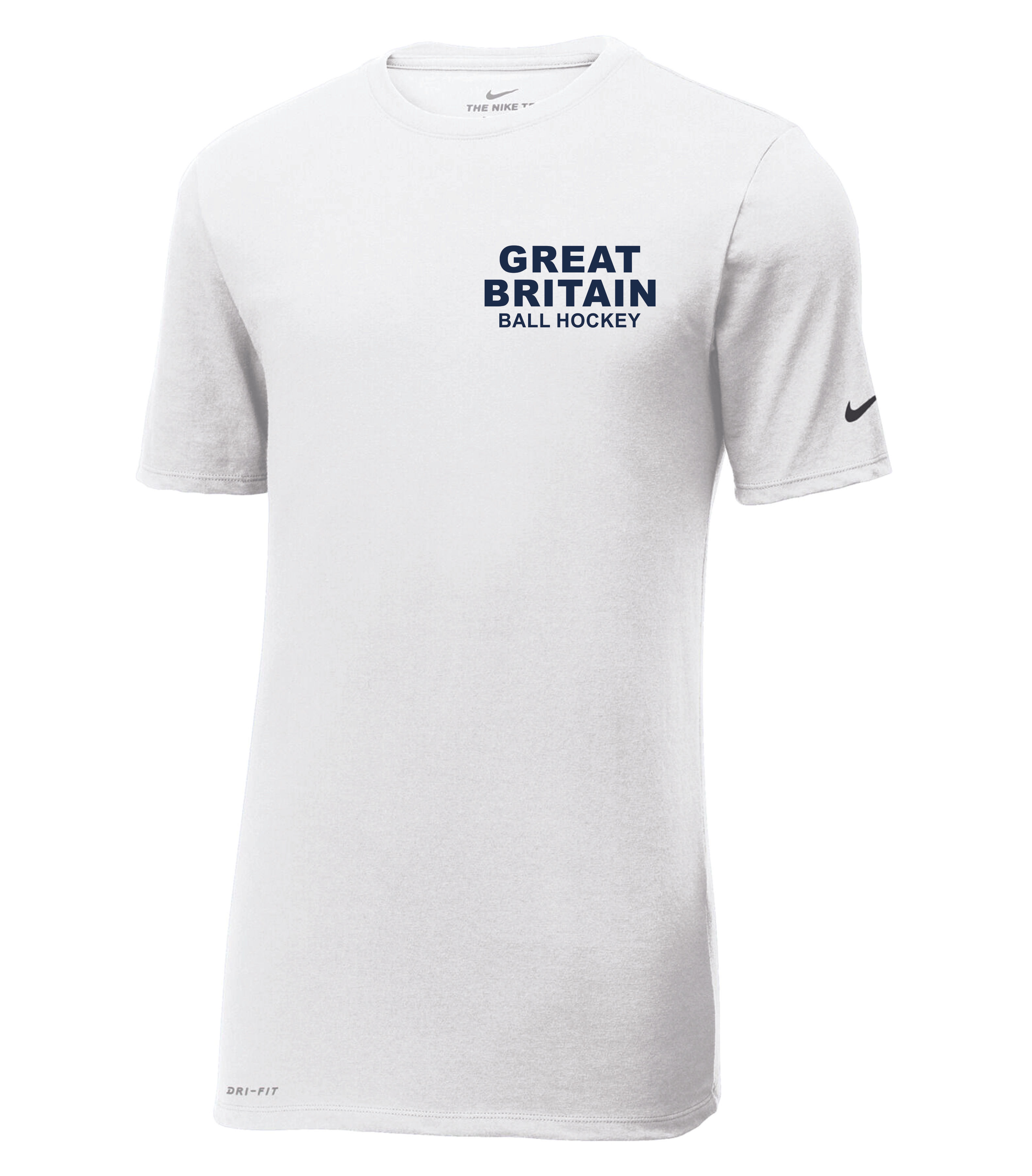 Team GB Nike DriFit T-Shirt White - Unisex