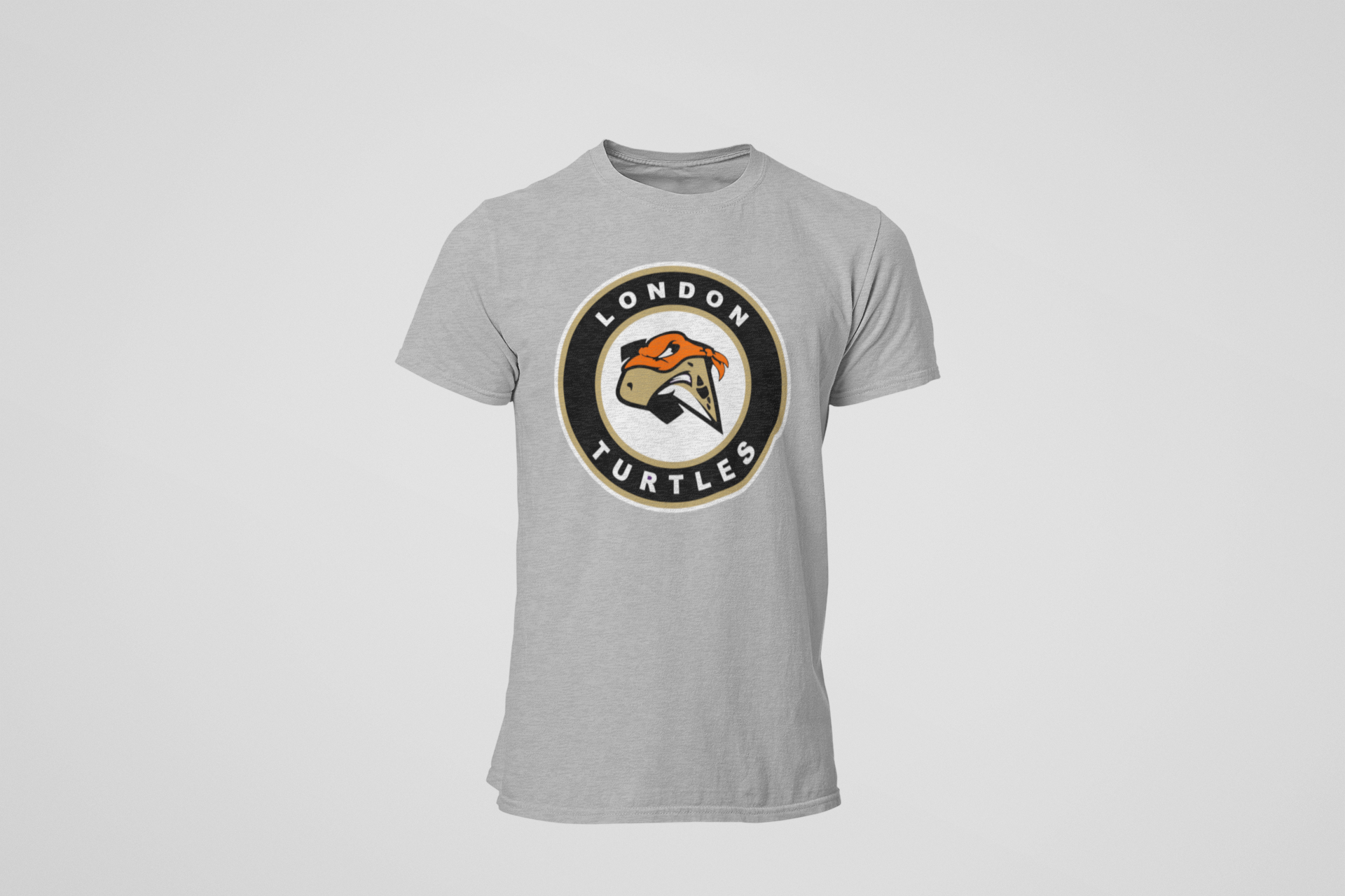 London Turtles Grey T-Shirt (Secondary Logo)