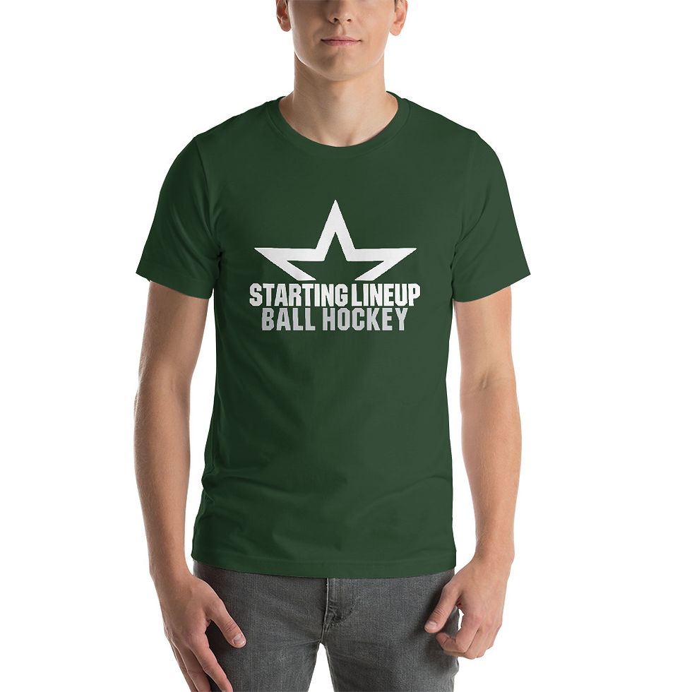 Thumbnail: Starting Lineup Ball Hockey Player T-Shirt