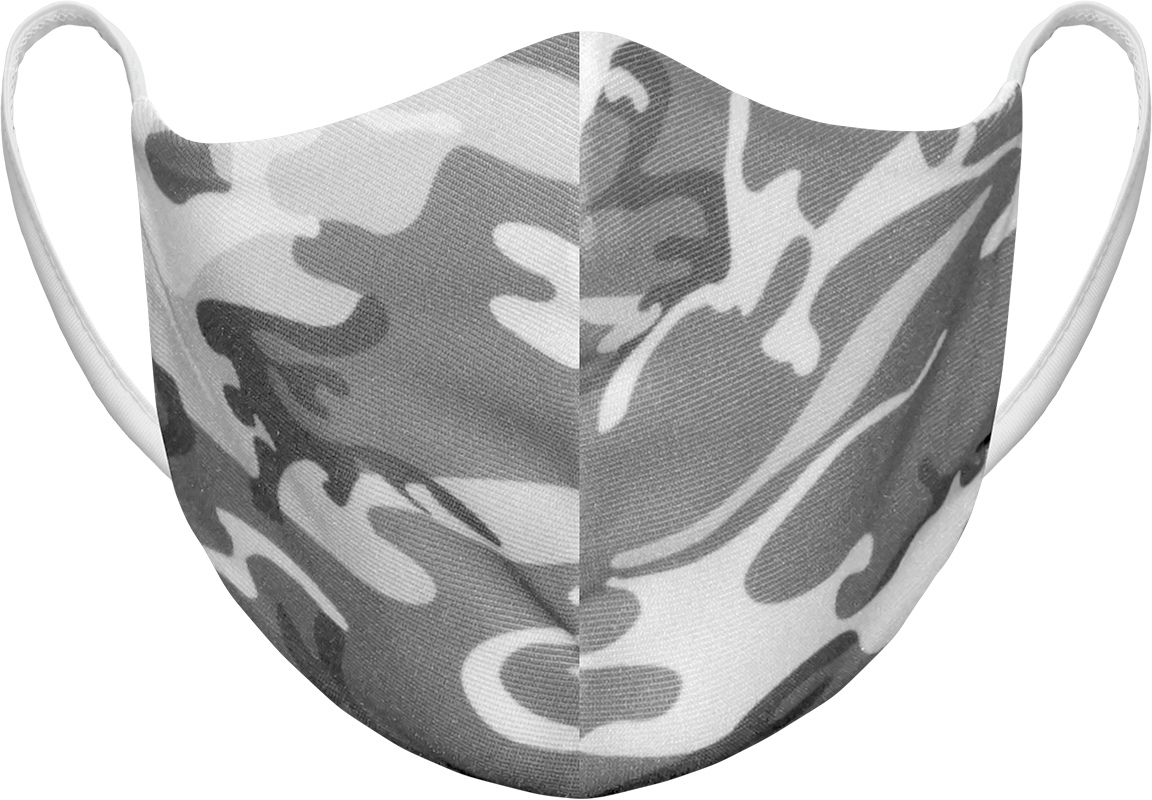 Grey Camo - Sublimated Reusable Face Mask