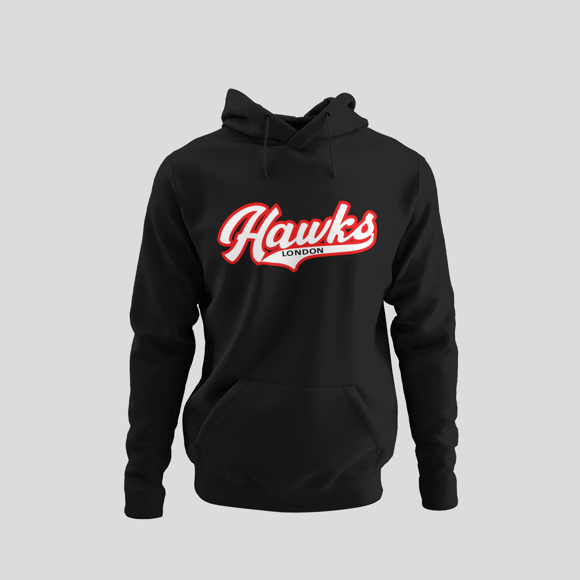 London Hawks Black Performance Hoodie