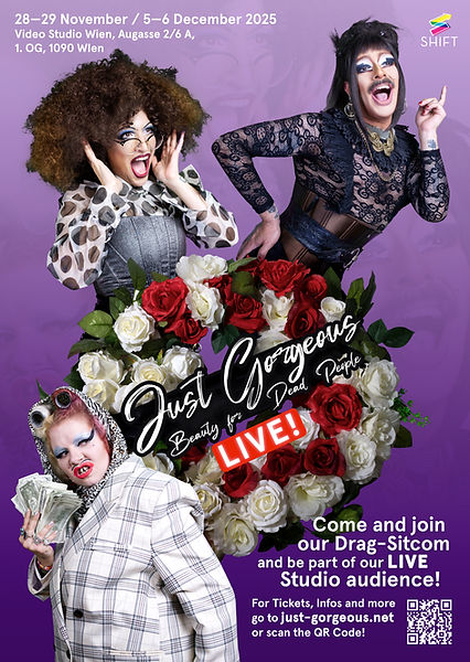 Flyer for the next Live Event on the 28th and 29th of November and the 5th and 6th of December