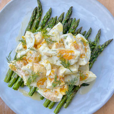 Grilled Asparagus & Egg Salad