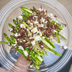 Grilled Asparagus & Radicchio Salad