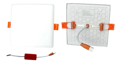 Panel cuadrado de incrustar frameless