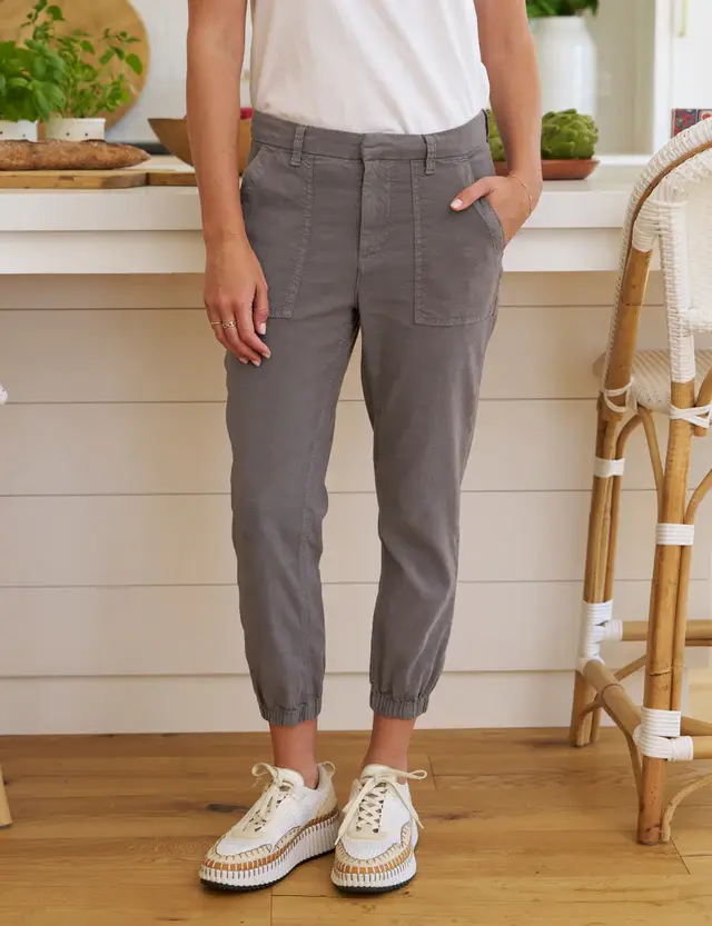 Linen Jogger Grey
