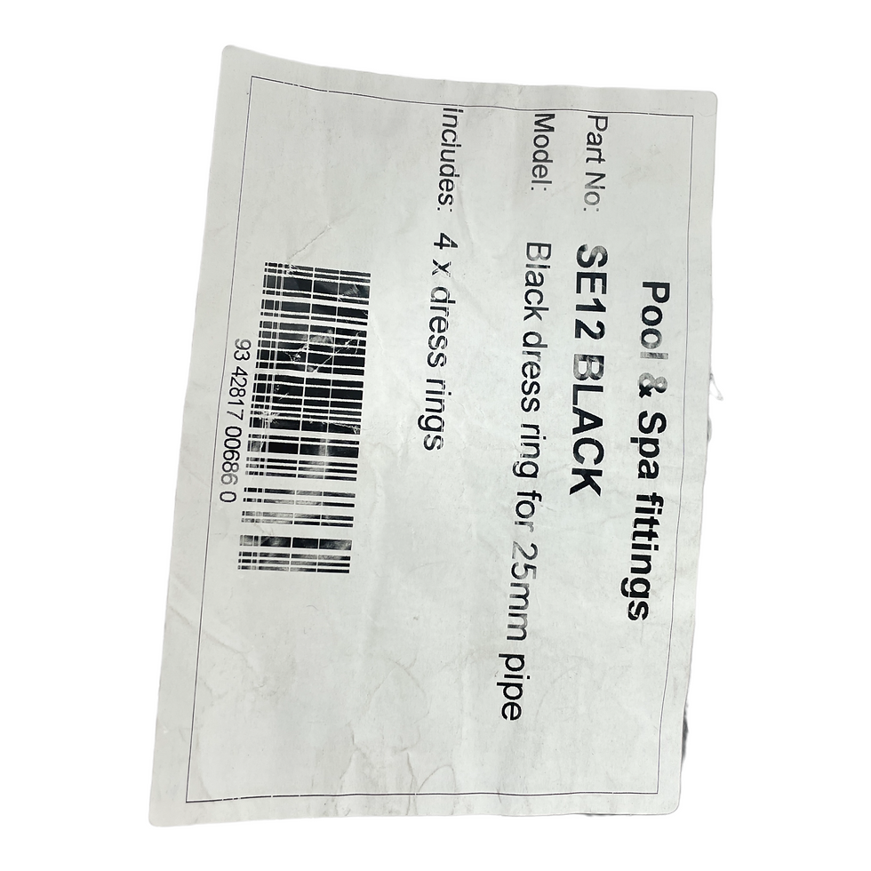 Thumbnail: Eyeball Dress Ring 25mm 4 Pack - Black