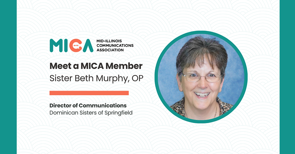 Meet a MICA Member: Sister Beth Murphy