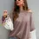 Thumbnail: Color Block Off Shoulder Tunic Top