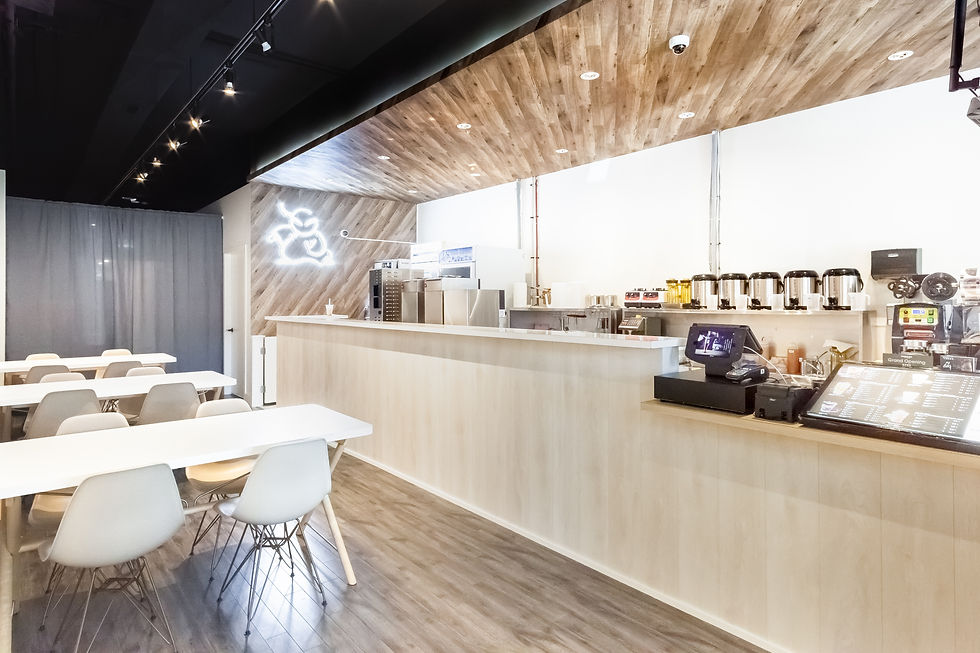 Bubble Tea - Commercial Project - Retail Renovation - 3D Construction