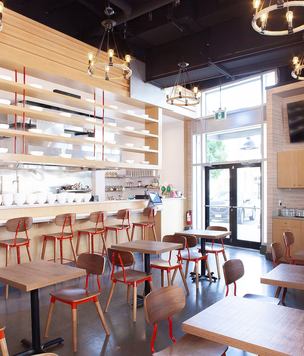 Menzou Ramen - Commercial Project - Business Renovation - 3D Construction