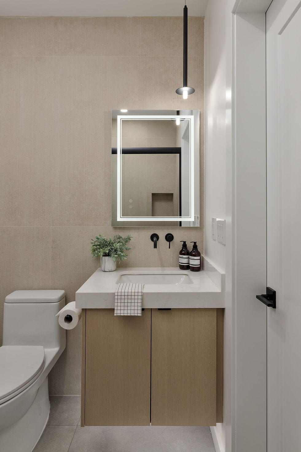 West Coast Basement Retreat - Home Renovation - Linhan Design