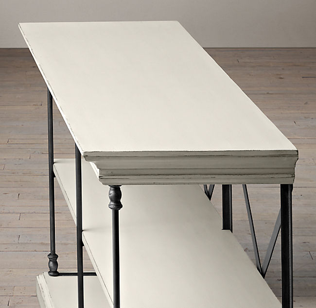 Thumbnail: RESTORATION HARDWARE- PARISIAN CORNICE CONSOLE TABLE