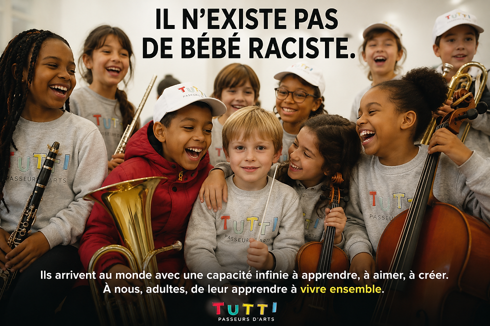 Il n’existe pas de bébé raciste.