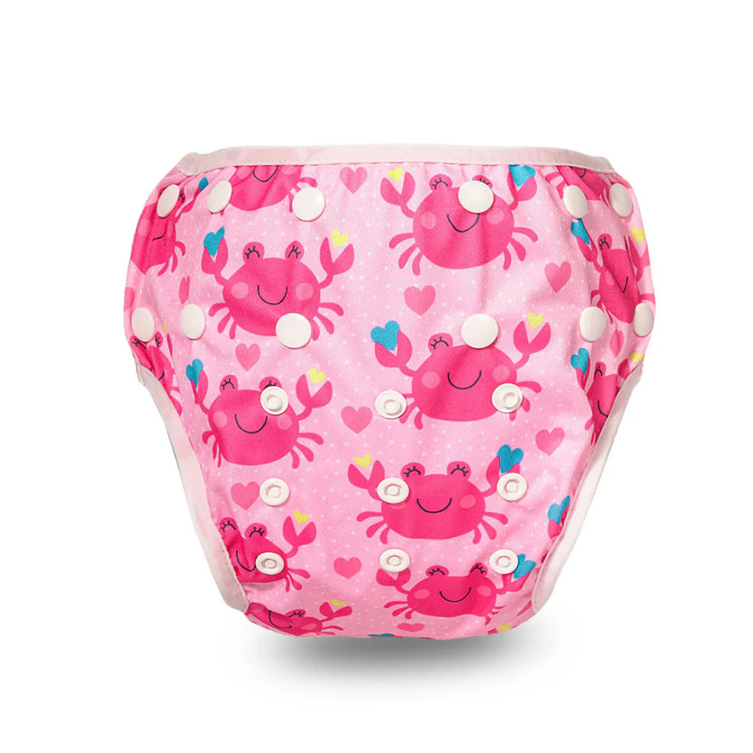 JanaS Reusable Swim Diapers - Love Crabs