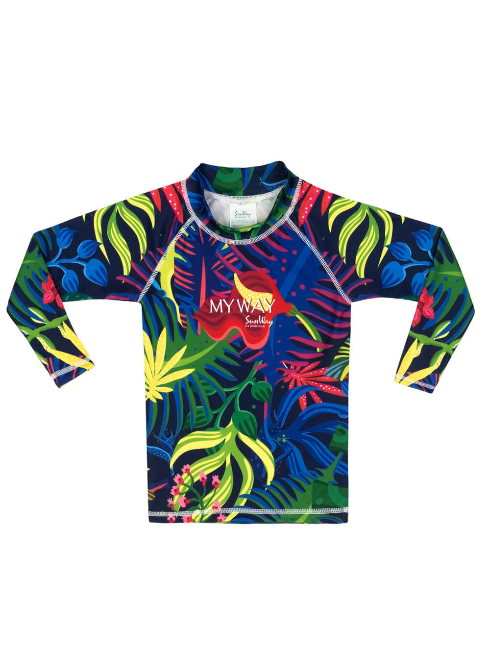 SunWay Long Sleeve UV Shirt - Size (2 -3 yr) -  Hawaiian / My Way