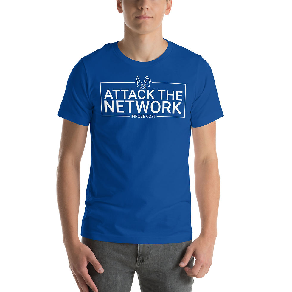 Thumbnail: Attack the Network Beat Down Unisex t-shirt