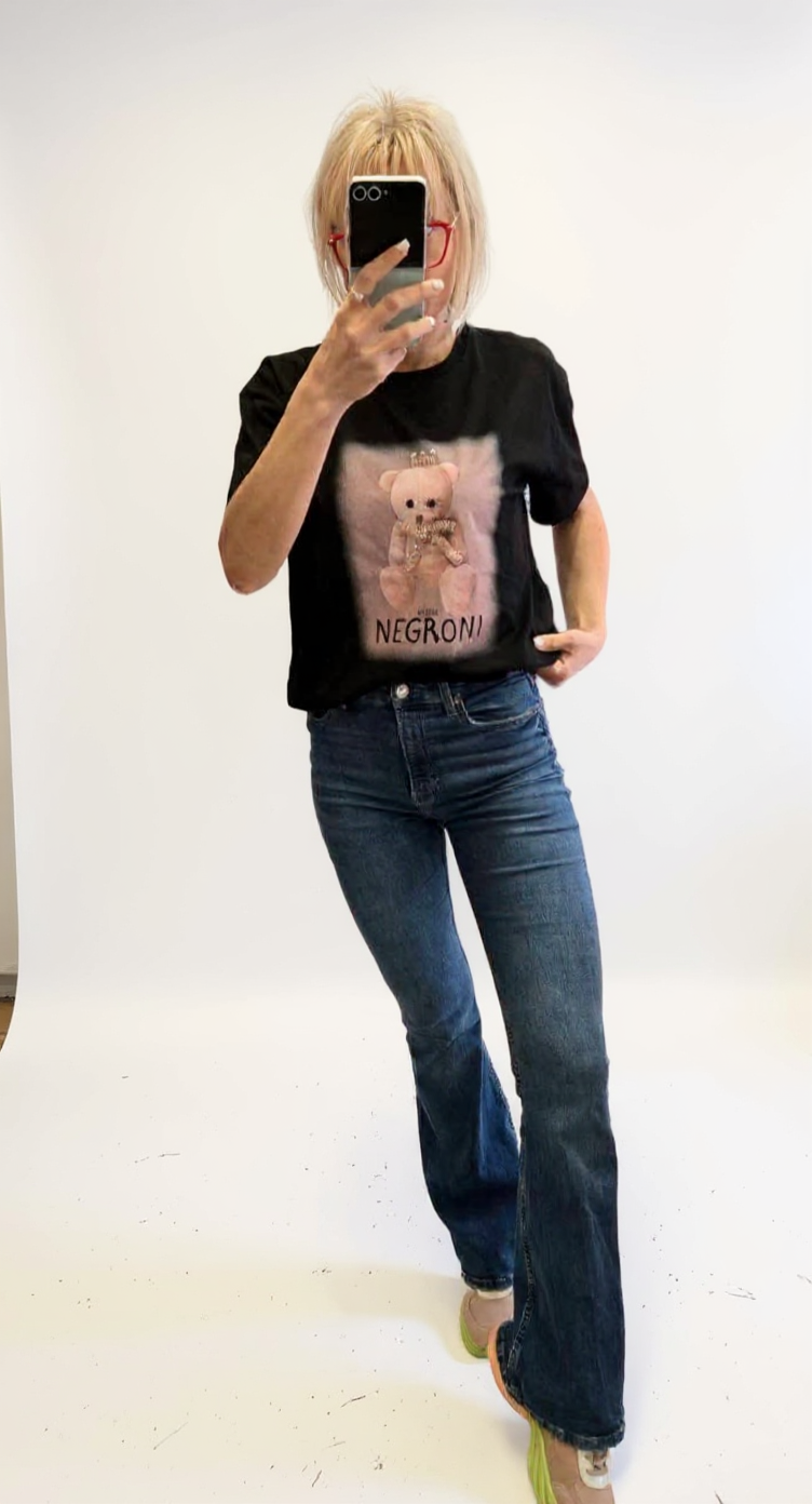 Миниатюра: Широк модел памучна тениска