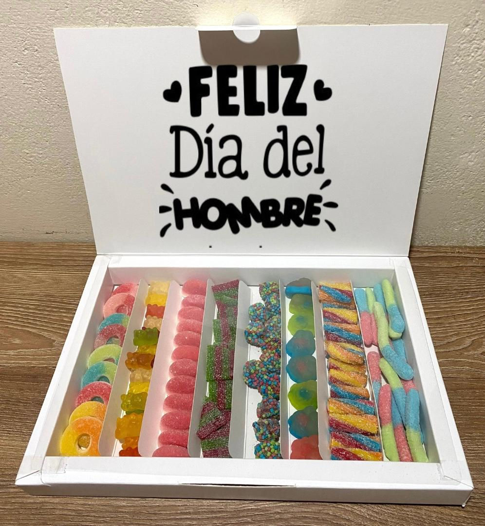 Caja Gomitas Feliz día del hombre