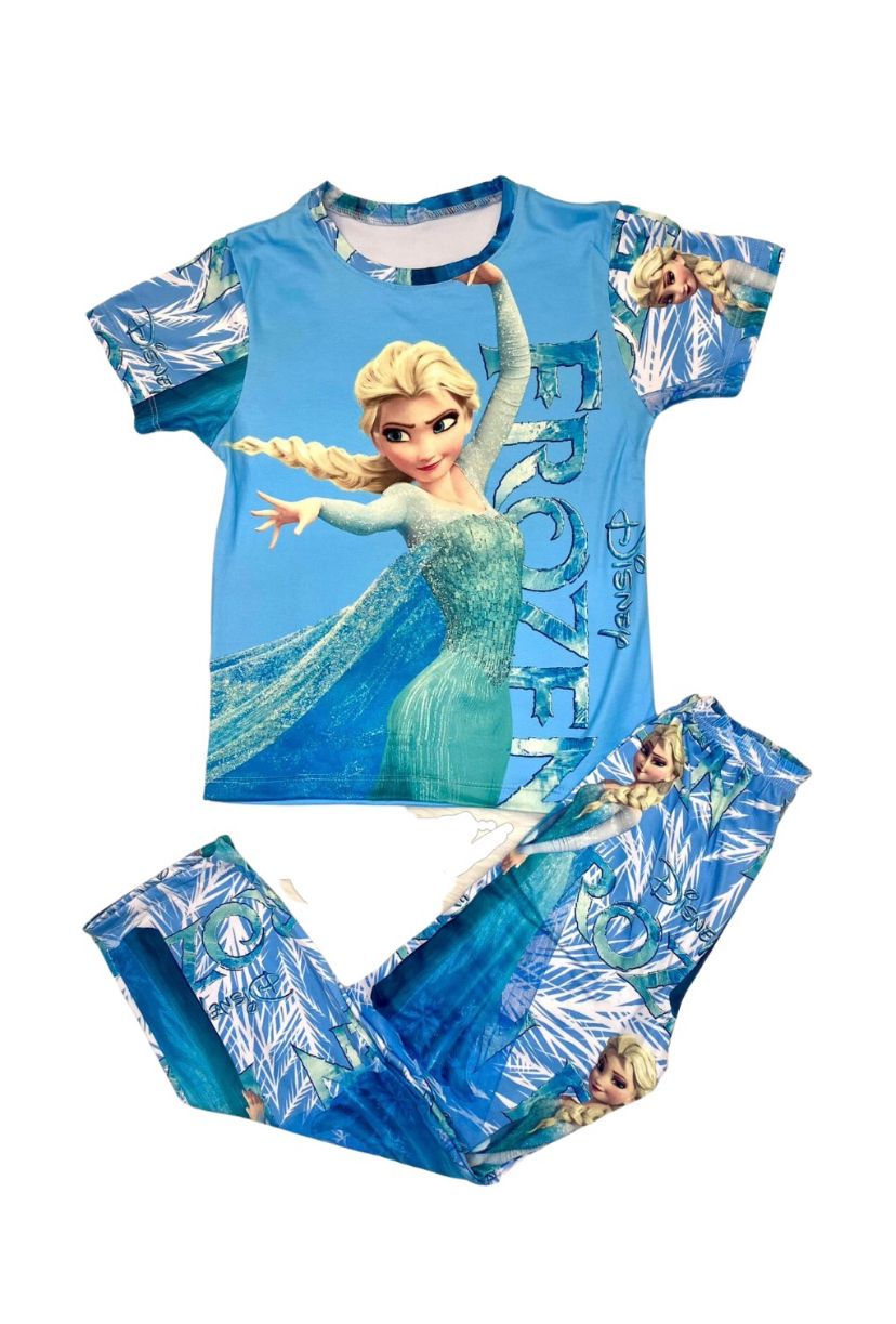 Vista Frontal Pijama Frozen