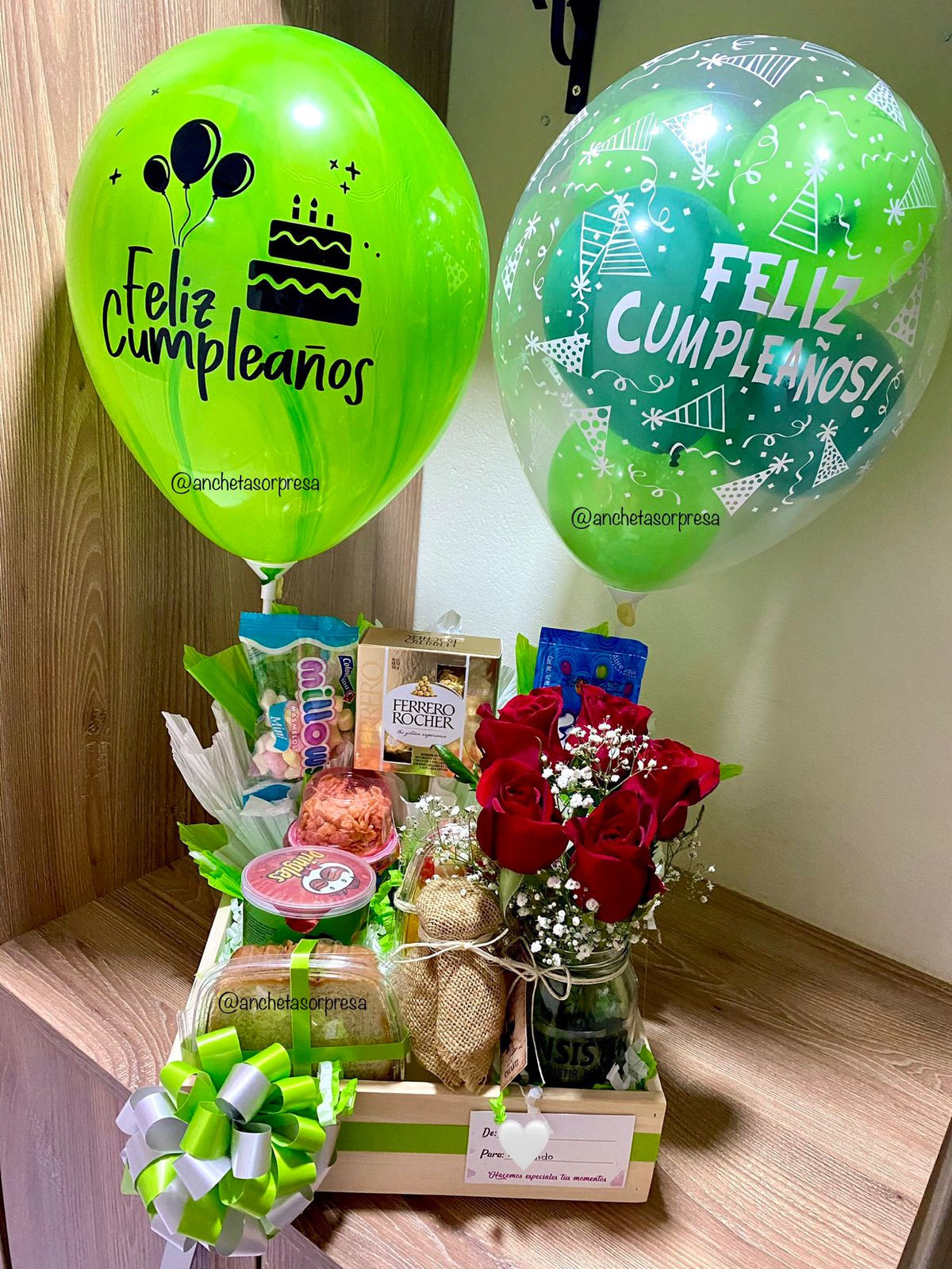 Desayuno Globo con Flores