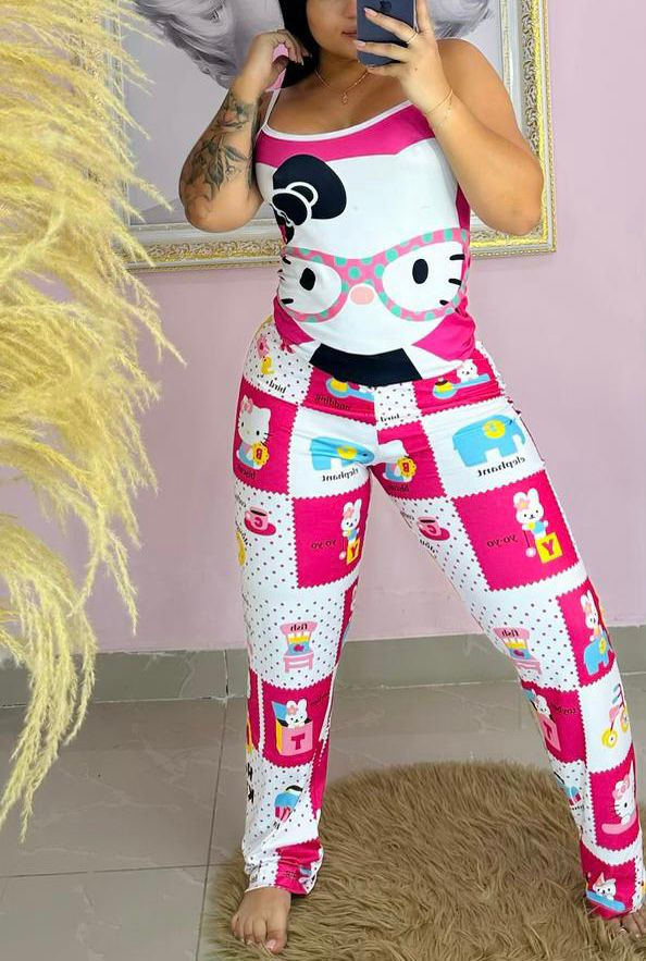 Vista Frontal Pijama Hello Kitty