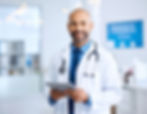 Firefly_a stock image of a doctor or clinic owner using our distribution platform to strea