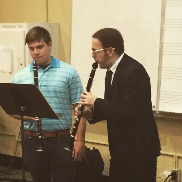Master class at the University of Missouri-Colombia School of Music.