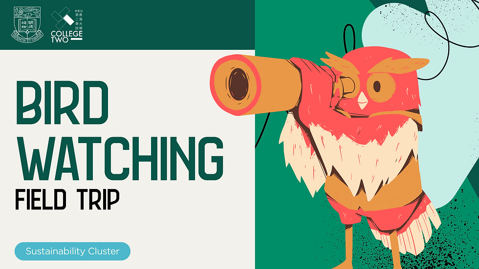 Sustainability: Bird Watch Field Trip