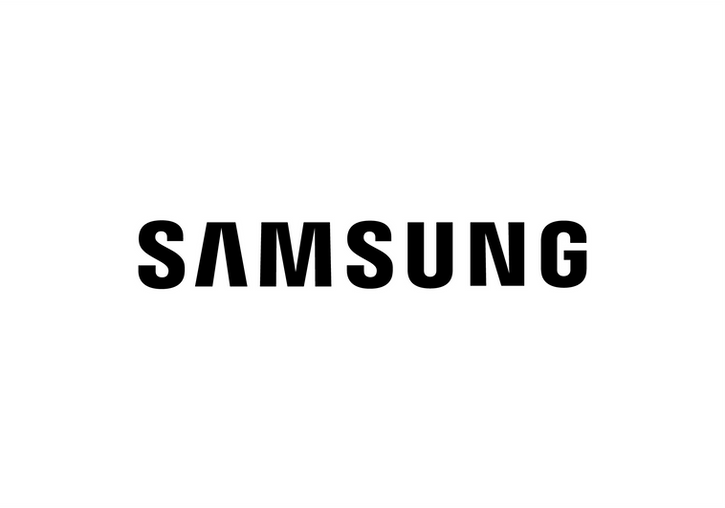 Logotipo de la marca Samsung, indicando que los técnicos especialistas de DICAL ofrecen servicio de reparación y diagnóstico electrónico a domicilio para sus estufas y hornos digitales.