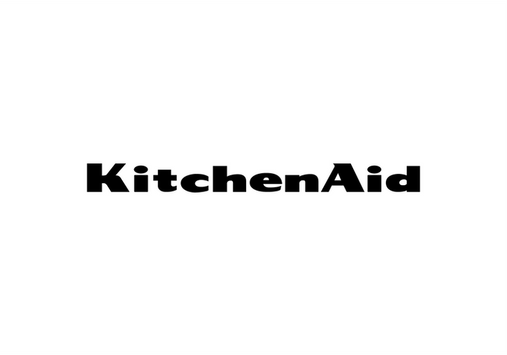 Logotipo de la marca KitchenAid, indicando que los técnicos expertos de DICAL ofrecen servicio de reparación y mantenimiento de alta gama para sus estufas y hornos premium.