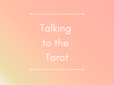 Talking to the Tarot: When life contracts, you realign