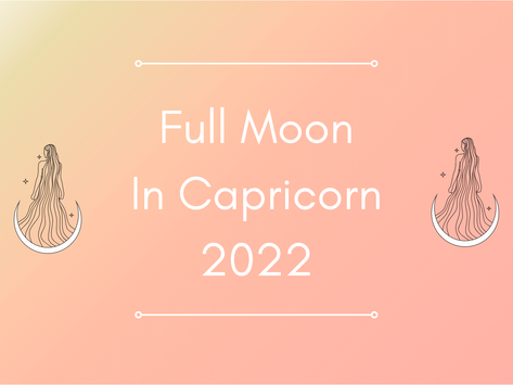 The Full Moon in Capricorn 2022: Reflecting on Needed Rest