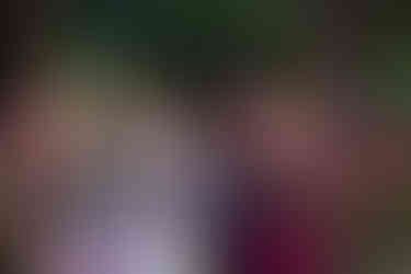 Bride and bridesmaids with bouquets