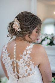 Bride dress details
