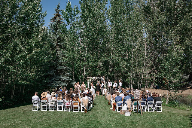 Overall of ceremony location during the ceremony