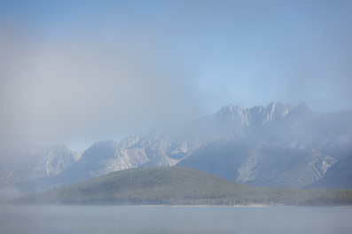 Kananaskis Foggy Mountain