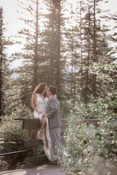 Bride and Groom bridge