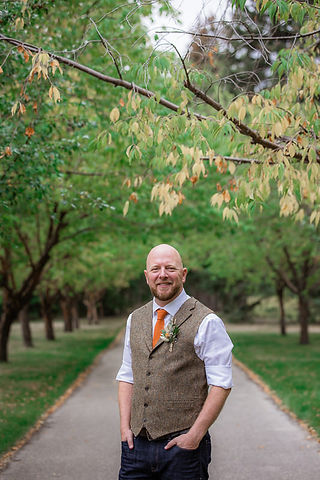 Portrait of Groom
