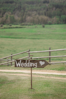 Wedding sign