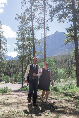 Groom and mother 
