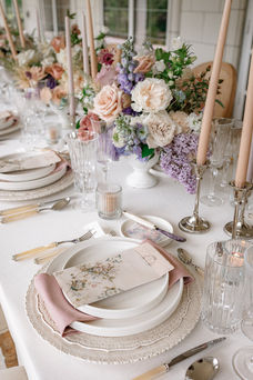 elegant table set-up