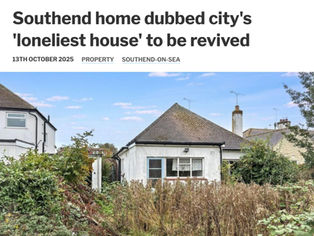 Featured in Echo News: Southend's 'Loneliest House' Set for New Life