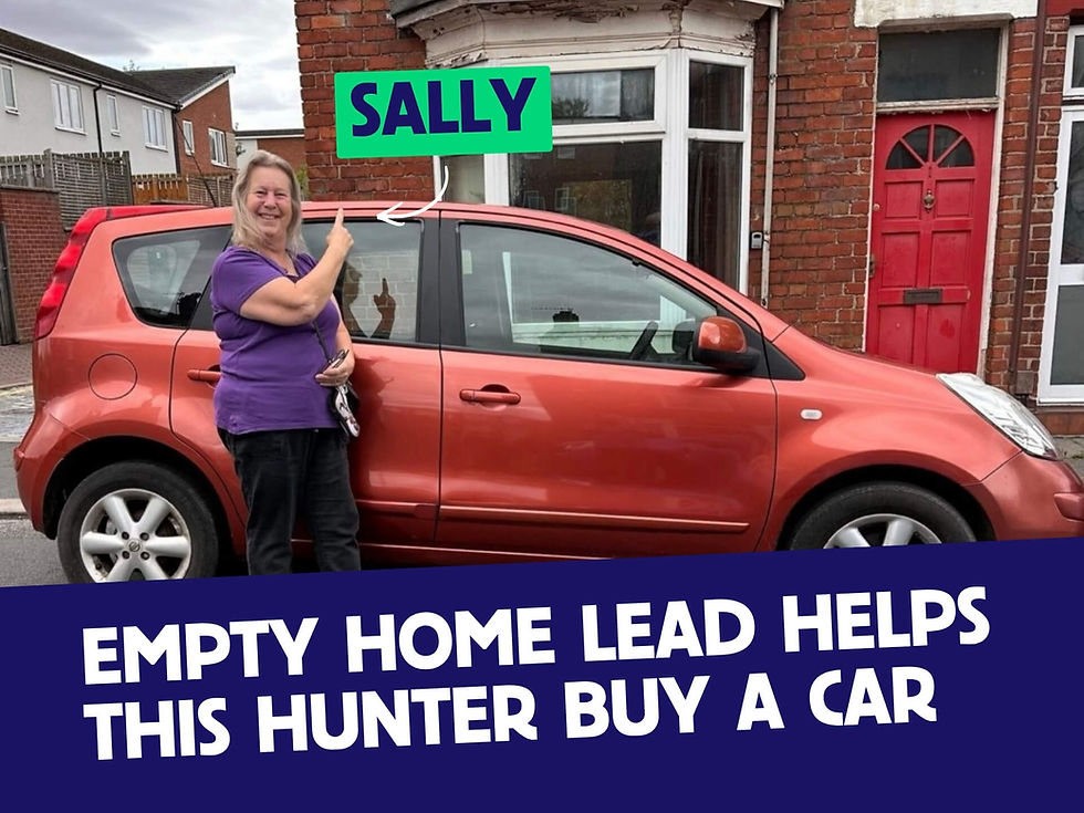 Empty Home Lead Helps Sally Buy a Car