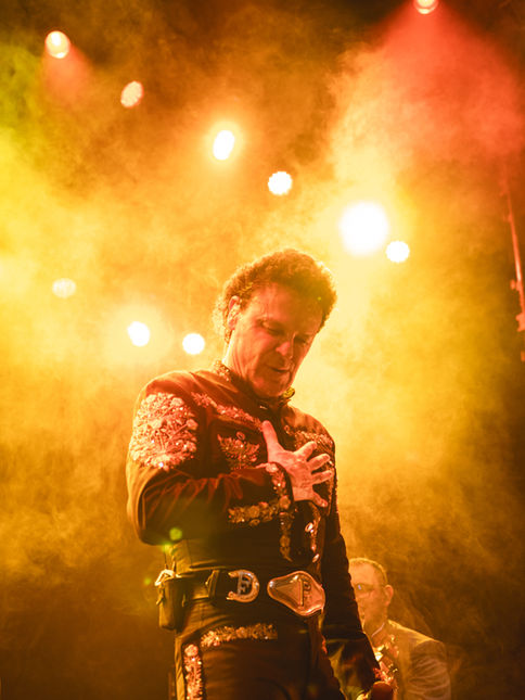 Pedro Fernández performing live on stage at the Ritz Theatre in Elizabeth, NJ.