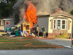 Rochester Fire Quickly Knocks Down Mobile Home Fire; Reports of Dog Rescue, No Injuries